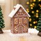 Northlight Lighted Snow-Capped Chimney and Roof Gingerbread House Decoration - 9.25"